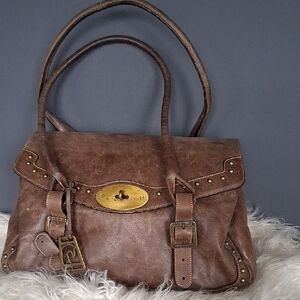 Petusco Chunky Leather Satchel
